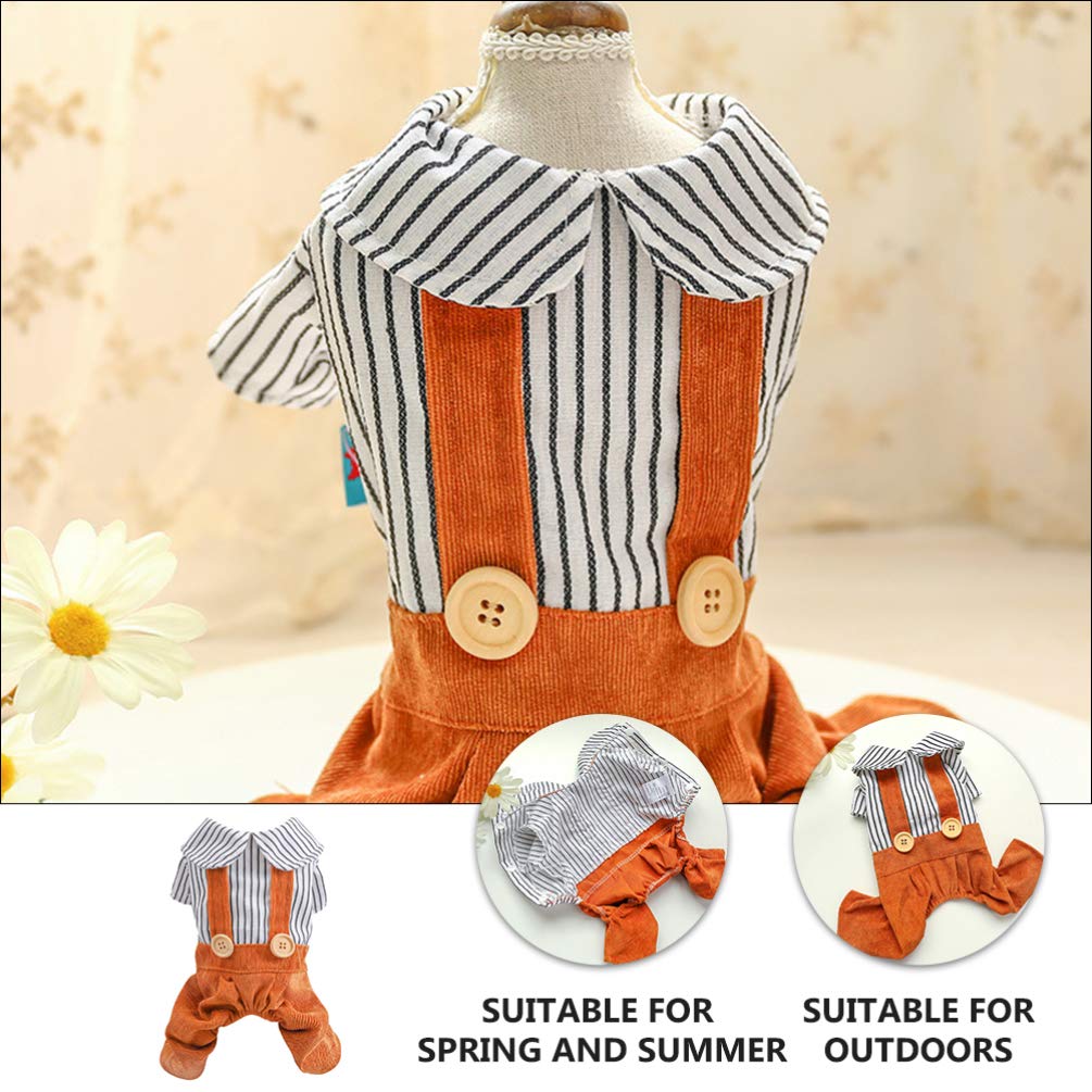 Balacoo Corduroy Dog Jacket for Small Dogs - Winter Pet Coat for Pomeranian, Chihuahua, and Cats | Cozy Outfit for New Year, Christmas, and Outdoor Adventures