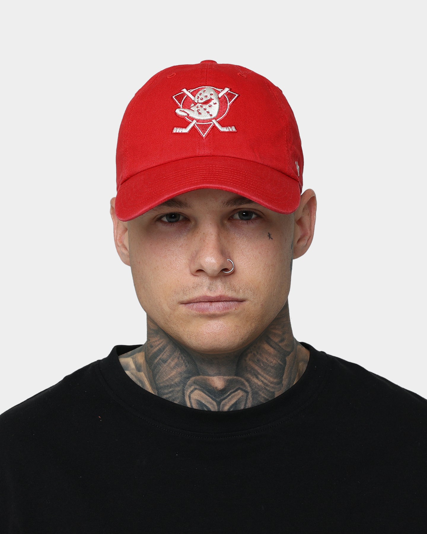 47 Brand Anaheim Ducks 'Chili Red' Snapback Hat - Adjustable Strapback Cap for Men & Women - Official NHL Hockey Fan Gear - Perfect for Games, Tailgating & Everyday Wear