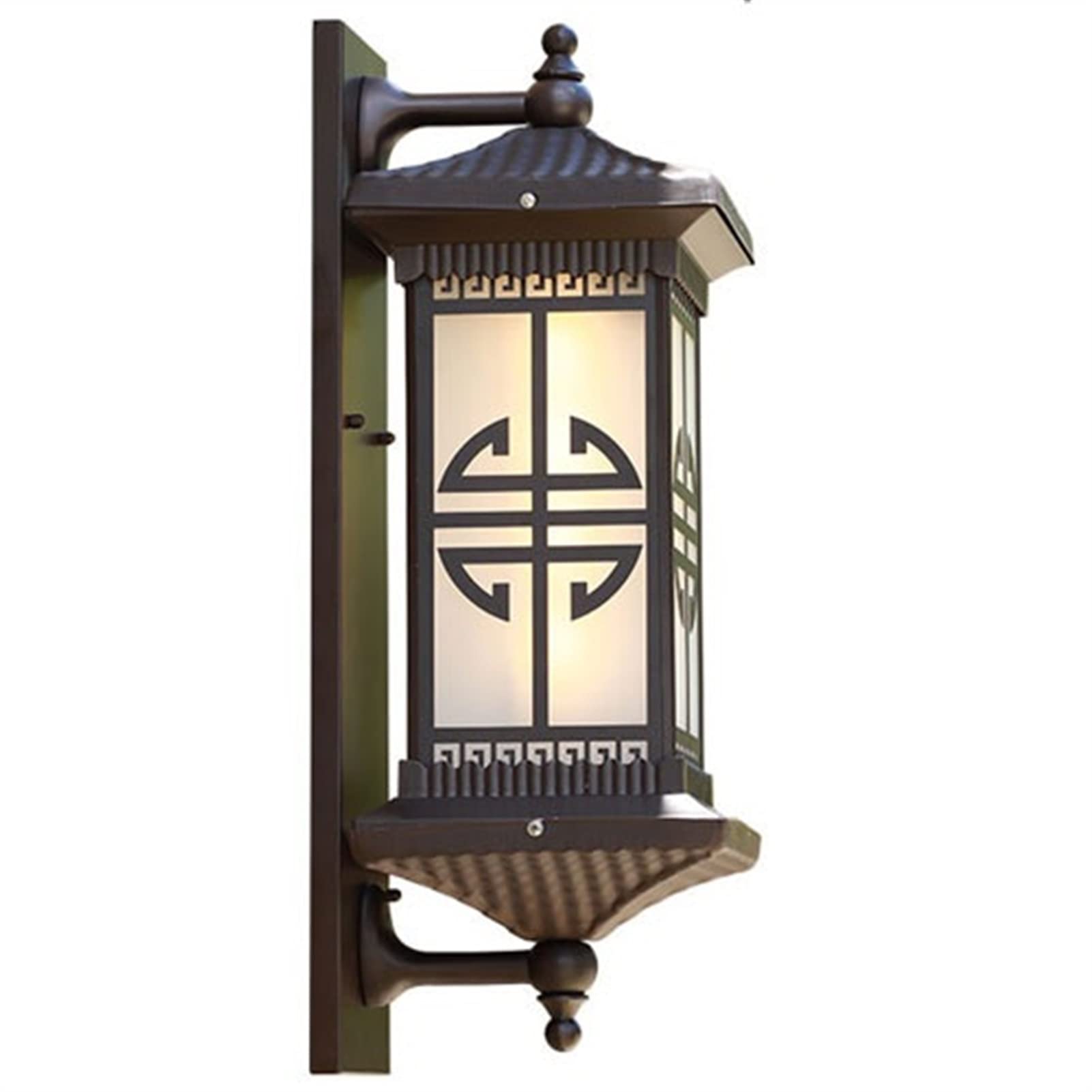 Chinese Style Outdoor Wall Light Fixtures - Waterproof Garden Gate & Courtyard Lighting for Villa, Terrace, Balcony, Aisle & Apartment | Durable & Elegant Exterior Wall Lamp for Home & Community Decor