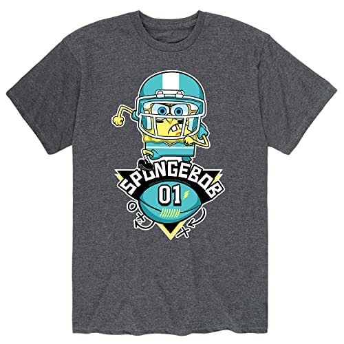 Football Spongebob 01 - Heather Charcoal