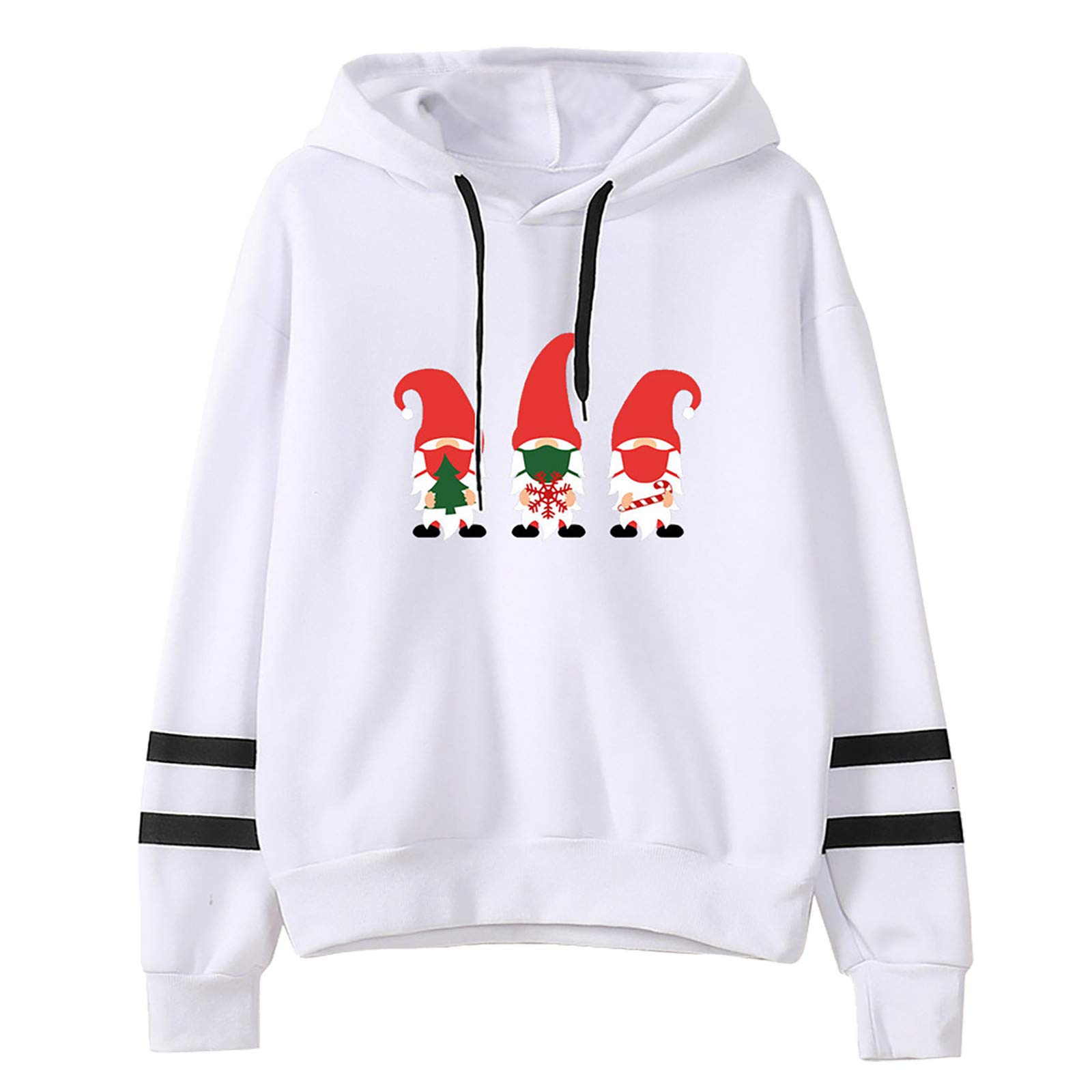 STORTO Women's Cute Potato Print Hooded Sweatshirt - Loose Fit Pullover Hoodie for Teen Girls | Casual Outwear for School, Shopping & Weekend Hangouts