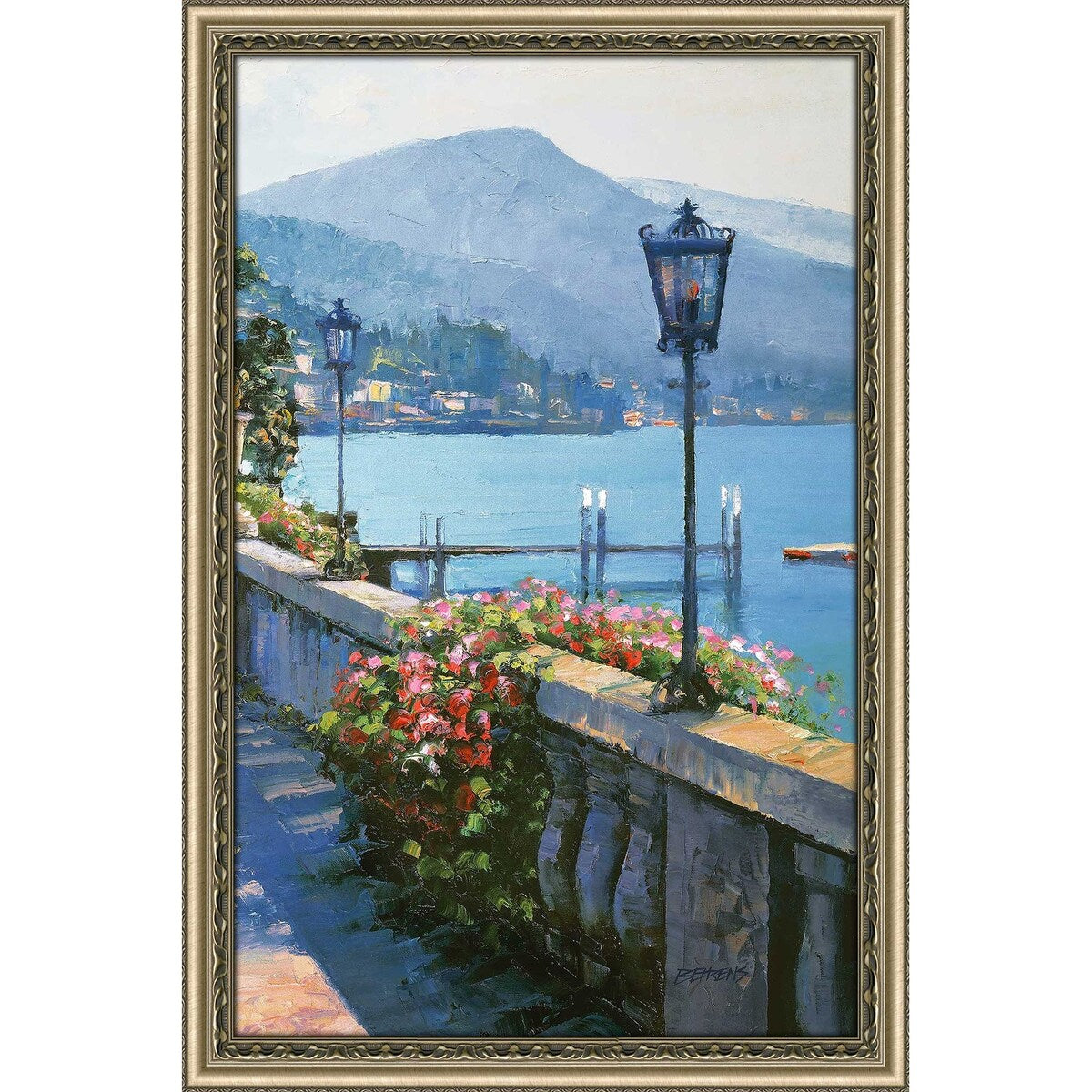 Bellagio Promenade by Howard Behrens II - Premium Acrylic Wall Art Print - Elegant Home & Office Decor for Living Room, Bedroom, or Gallery Display