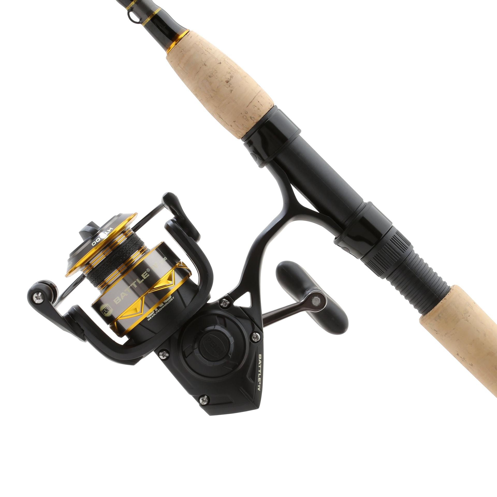 Battle IV Spinning Rod and Reel Combo - Premium Fishing Gear for Freshwater & Saltwater Anglers - Perfect for Bass, Trout, and Walleye Fishing
