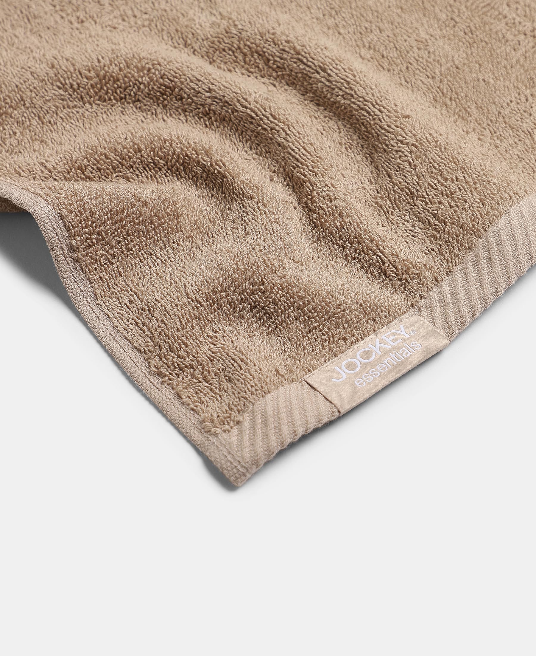Jockey T301 Men's Cotton Terry Ultrasoft & Durable Solid Face Towel - 3 Pack, Free Size - Perfect for Gym, Travel & Home Use