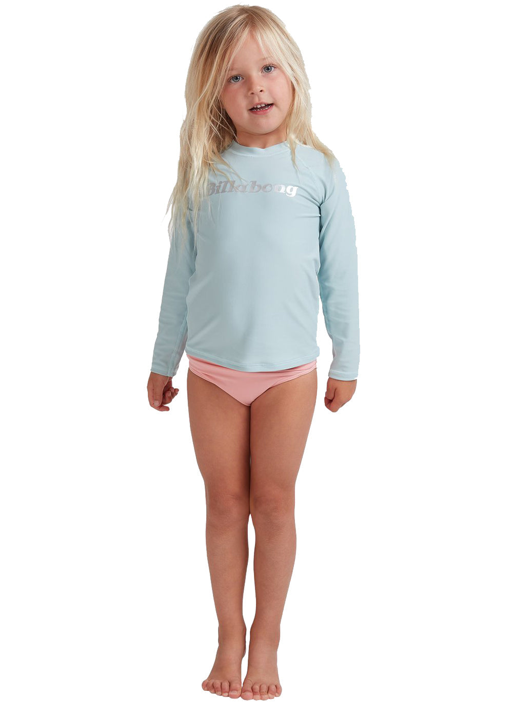 Billabong Kids Shine Bright UPF 50+ Sun Protection Rash Guard Swim Shirt - Perfect for Beach, Pool & Outdoor Water Activities