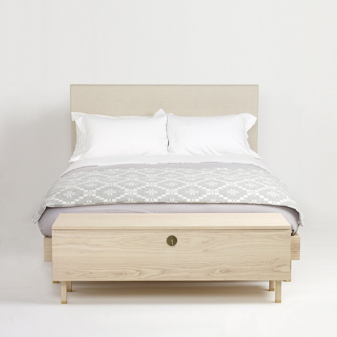 Blanket Chest Two - Handcrafted Wooden Storage Trunk for Blankets, Pillows & Linens | Perfect for Bedroom, Living Room & Nursery Organization