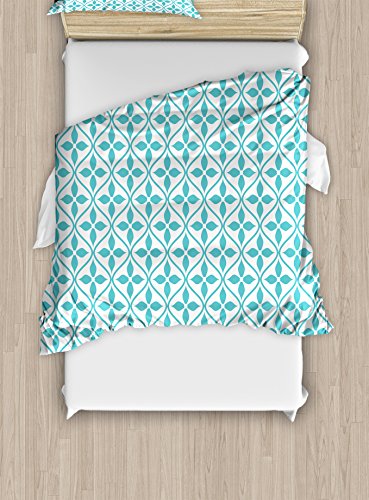 Turquoise and White