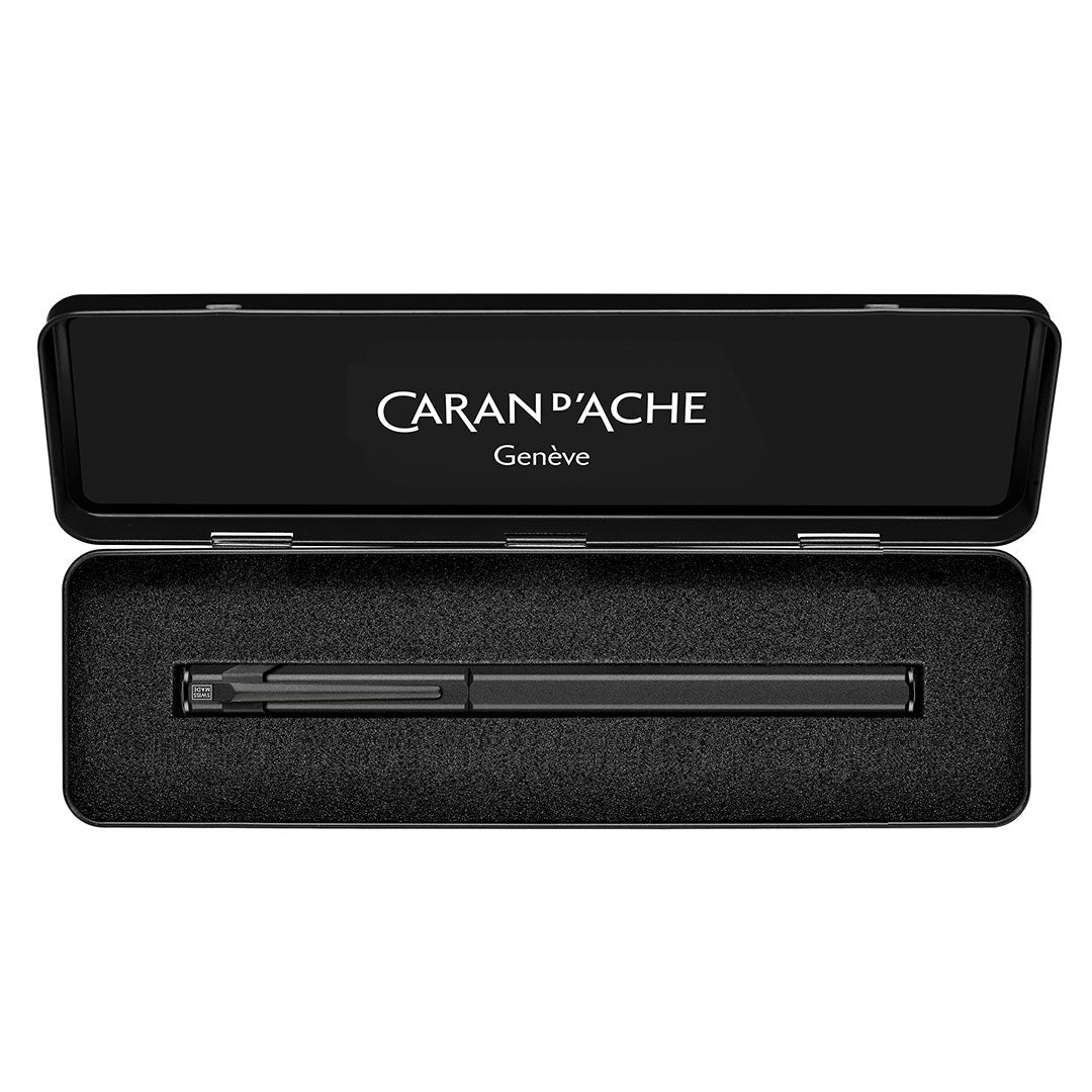 Caran d'Ache 849 Fountain Pen - Premium Black Ballpoint Pen for Writing & Signature - Luxury Office & Business Gift for Professionals & Executives