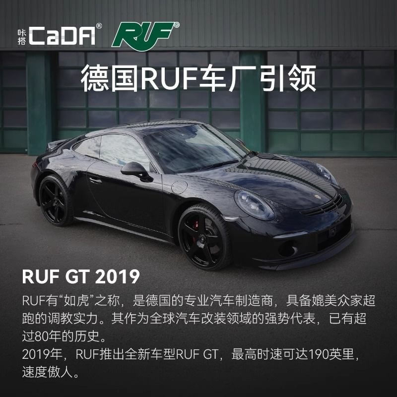 CADA C63006 RUF GT 2019 Sports Car Building Blocks Set - 1:14 Scale Model Kit for Adults & Kids - Perfect for Car Enthusiasts & Collectors - Great Gift for Birthdays & Holidays - Fun DIY Project for Family Bonding & Creative Play