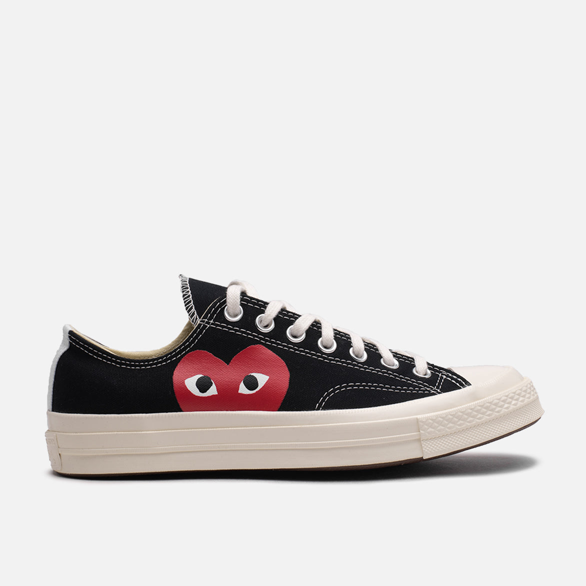 CDG PLAY x Converse Chuck Taylor All Star '70 OX Black - Stylish High-Top Sneakers for Men & Women - Perfect for Casual Wear, Street Fashion & Everyday Outfits