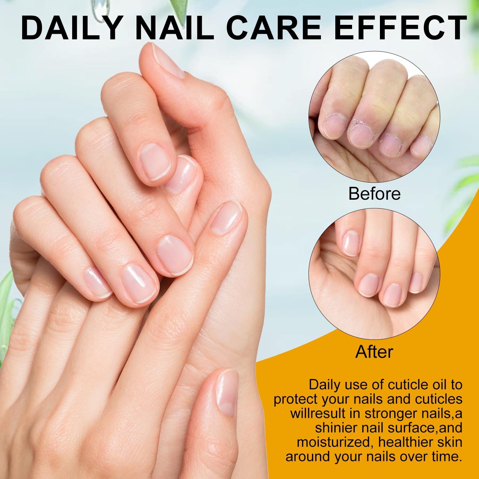 NXJ INFILILA Natural Cuticle Oil for Nails - Vitamin E Enriched Deep Hydrating Nail Honey Treatment for Dry, Cracked Cuticles - Nail Growth & Strength Care (Milk & Honey Scent) - Perfect for Manicures, Pedicures & At-Home Nail Care