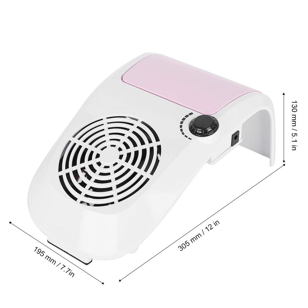 40W Professional Nail Dust Vacuum Cleaner - Valentine's Day Carnival Nail Dryer & Dust Collector for Nail Art Salon, Home Manicure & Pedicure | Perfect for Nail Technicians, DIY Enthusiasts & Beauty Professionals
