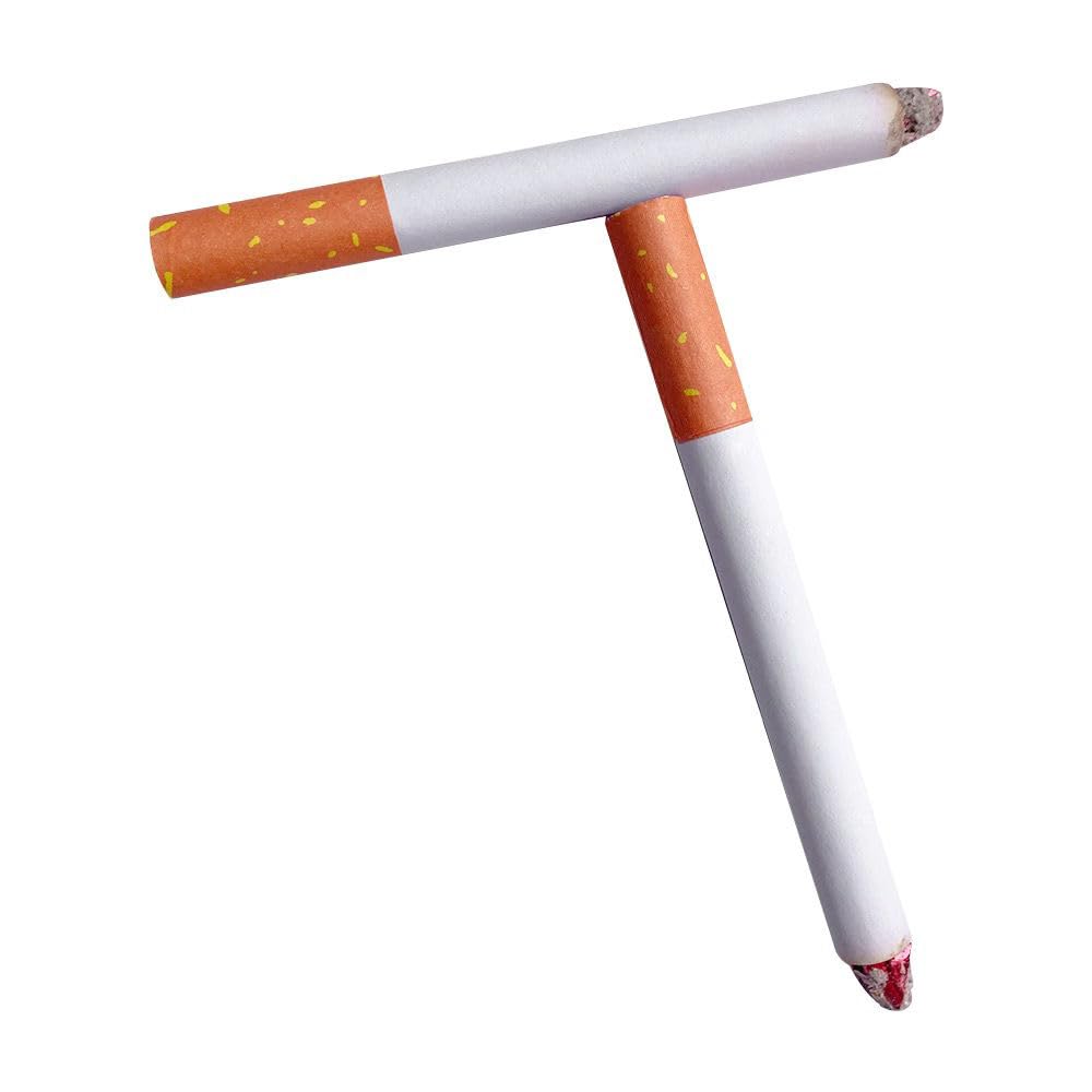 3.25 Inch Realistic Fake Cigarettes (Pack of 6) - Durable Faux Cigs for Themed Parties, Halloween Costumes, Theater Performances & Movie Props - Smoke-Free Alternative for Actors & Cosplay
