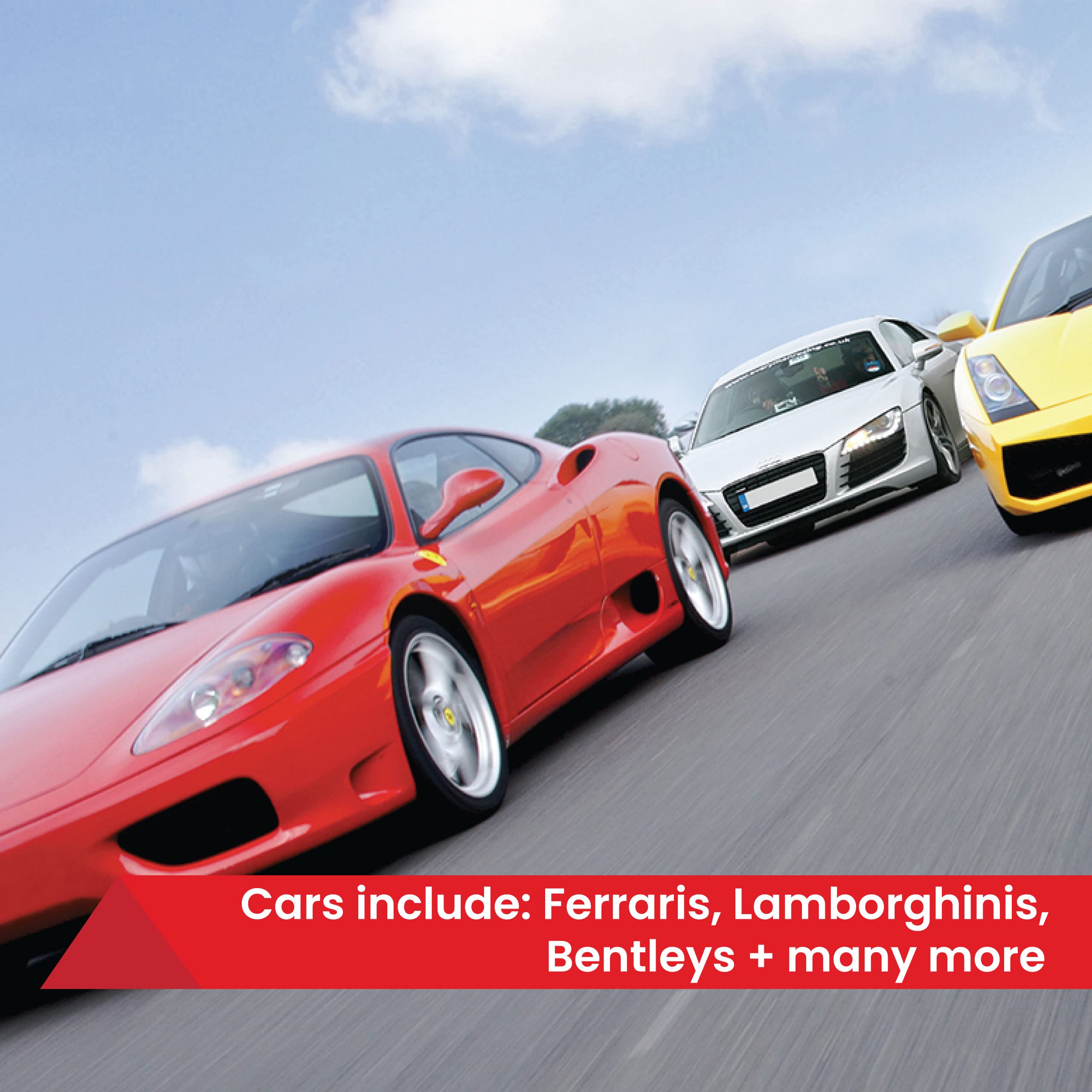Triple Supercar Driving Experience Gift Voucher - 18-Month Validity, 35+ UK Locations | Track Days, Birthday Gifts & Adventure Gifts for Men | Perfect for Car Enthusiasts, Special Occasions & Thrill Seekers
