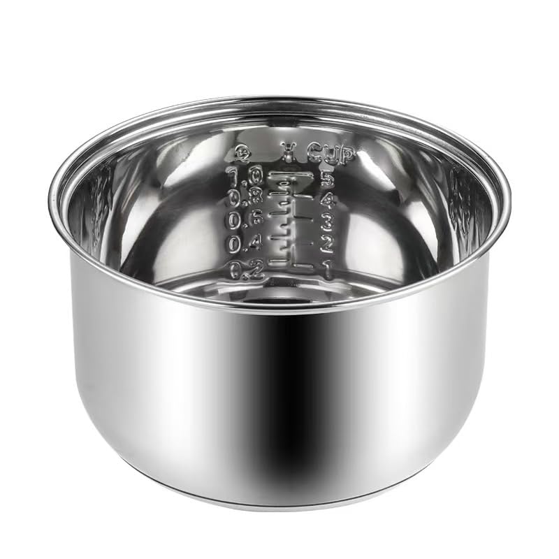 Zojirushi NS-TSC10 5.5-Cup Replacement Inner Pot - Premium 304 Stainless Steel Rice Cooker Bowl for Perfect Cooking | Compatible with Multi-Cooker | Ideal for Home & Restaurant Use
