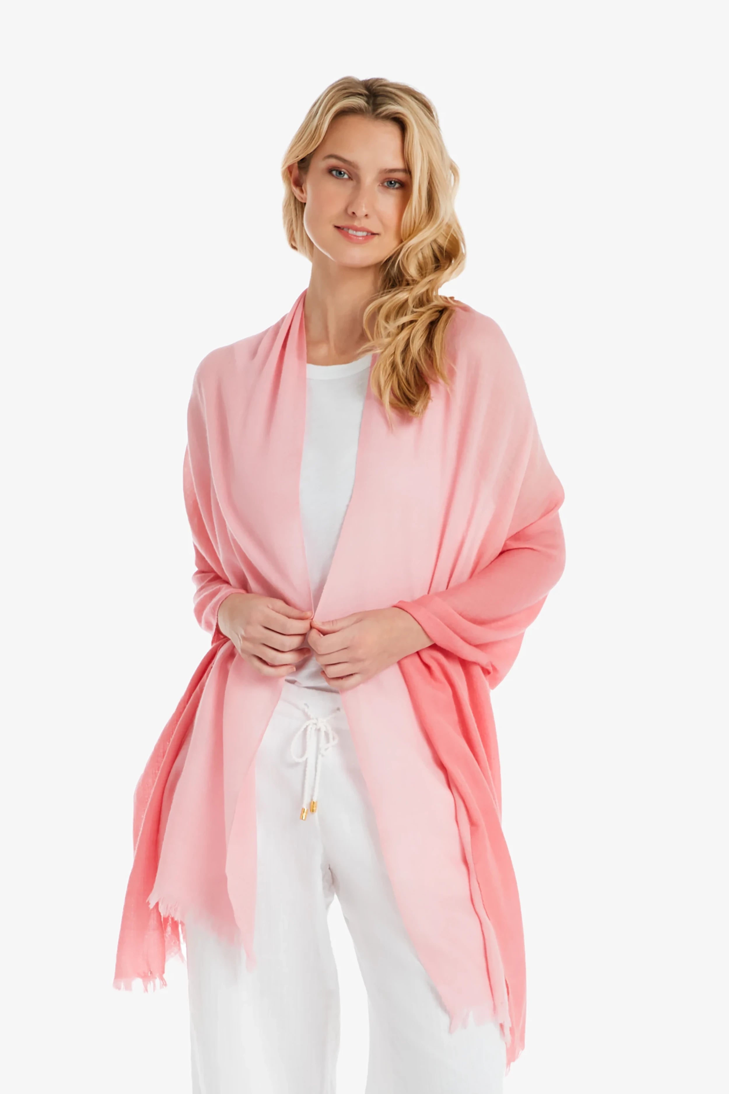 Essential Wrap Scarf - Soft Petal Pink Shawl for Women | Perfect for Fall, Winter & Everyday Outfits
