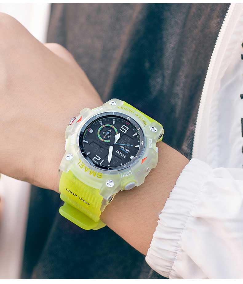 FANMIS Men's Digital Sports Watch - Waterproof 50M, LED Backlight, Alarm, Stopwatch, Multifunctional for Running, Swimming & Outdoor Activities