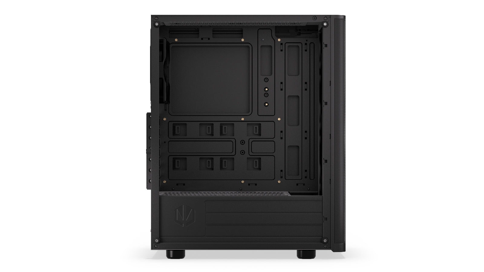 Endorfy Ventum 200 Air ATX Mid Tower PC Gaming Case - High Airflow, Tempered Glass Side Panel, RGB Lighting (EY2A002) - Perfect for Gaming Rigs & Workstation Builds