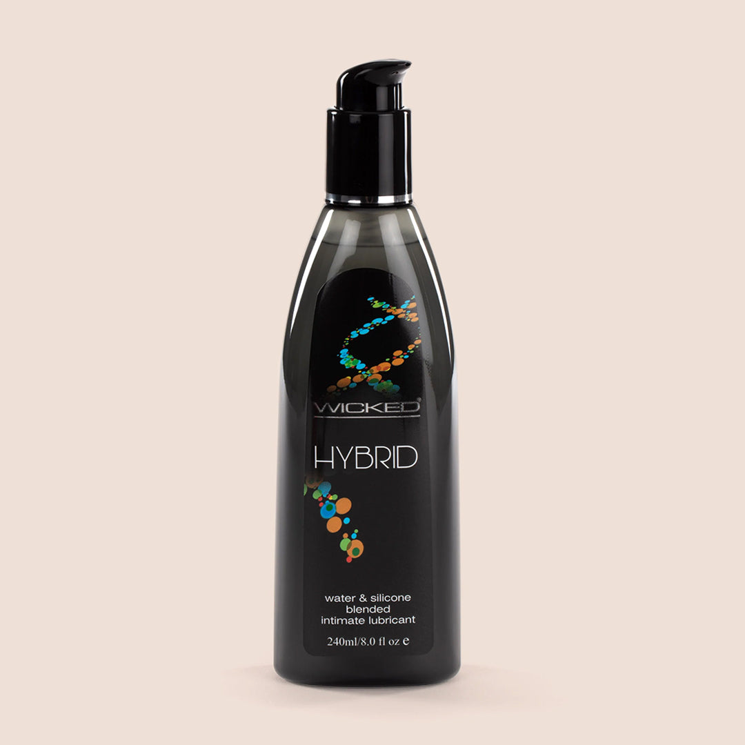 Wicked Hybrid Water & Silicone Based Lubricant - Long Lasting Personal Lubricant for Enhanced Intimacy & Sensual Massage