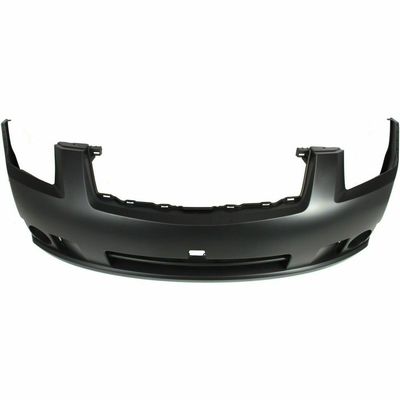 Primed Front Bumper Cover for 2007-2009 Nissan Sentra with Fog Light Holes - NI1000241 62022ET32J | Perfect Replacement for Accident Repair & Car Restoration
