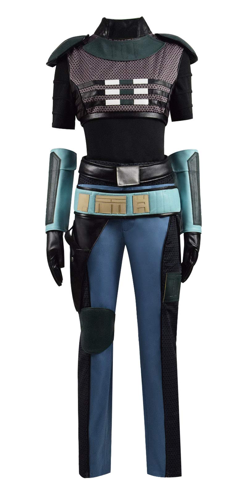 GLEST Women's Cara Cosplay Costume Set - Anime Shirt & Pants Uniform for Halloween, Comic Con & Cosplay Events | Perfect for Costume Parties & Themed Gatherings
