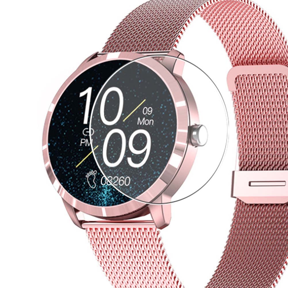 3 Pack Tempered Glass Screen Protector for Smart Watch Q8L 1.09