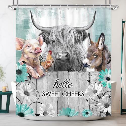 01 Teal Cow