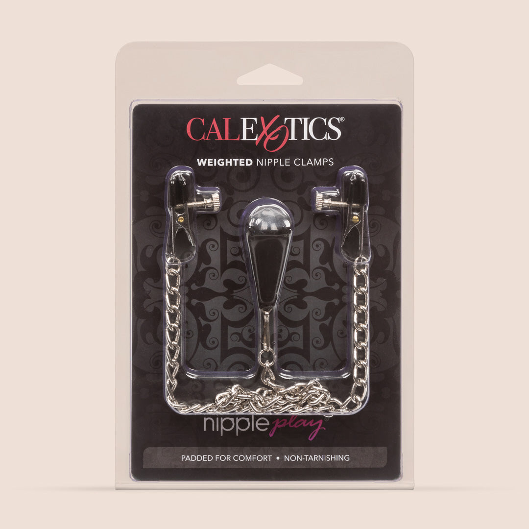 Nipple Play® Weighted Nipple Clamps - Adjustable Clamps for Sensual Play | BDSM, Couples, and Adult Toys for Enhanced Pleasure