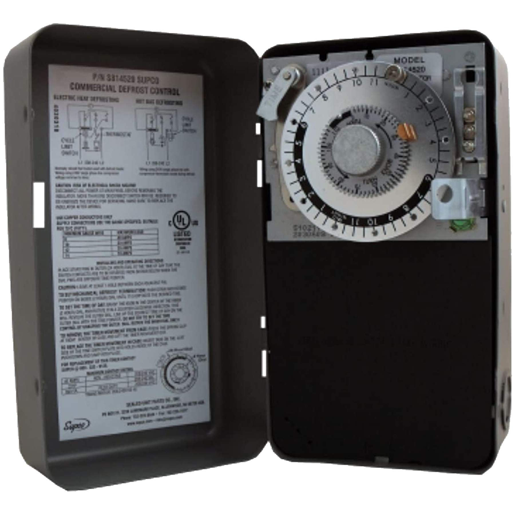 Supco S8145-20 Commercial Defrost Timer Replacement for Paragon 8145-20 - Heavy Duty Freezer & Refrigerator Defrost Control for Walk-in Coolers, Restaurant Equipment & Commercial Appliances
