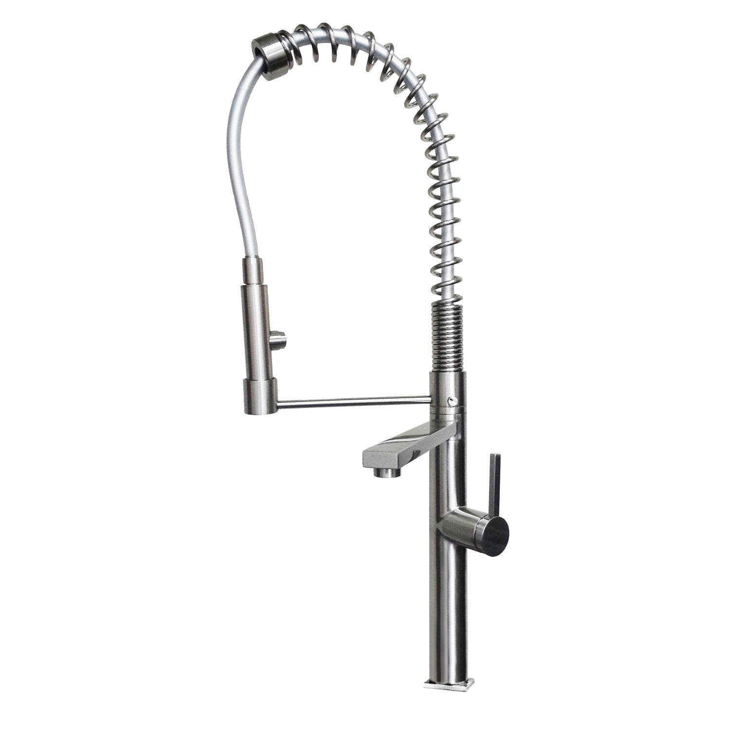 Stainless Steel Pull Down Single Handle Kitchen Faucet - Modern Touchless Design for Easy Cooking & Dishwashing | Perfect for Home & Restaurant Use