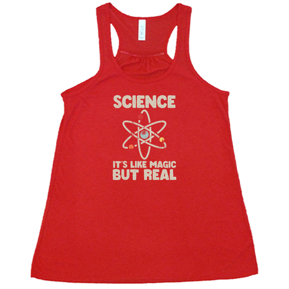 Science It's Like Magic But Real T-Shirt - Funny Science Lover Gift for Students & Teachers - Perfect for Classrooms, Labs & Nerdy Parties