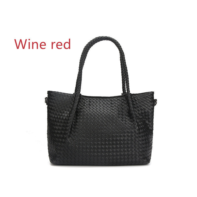 Vegan Leather Large Capacity Tote Bag for Women - Soft & Stylish Carryall for Work, Travel, and Everyday Use