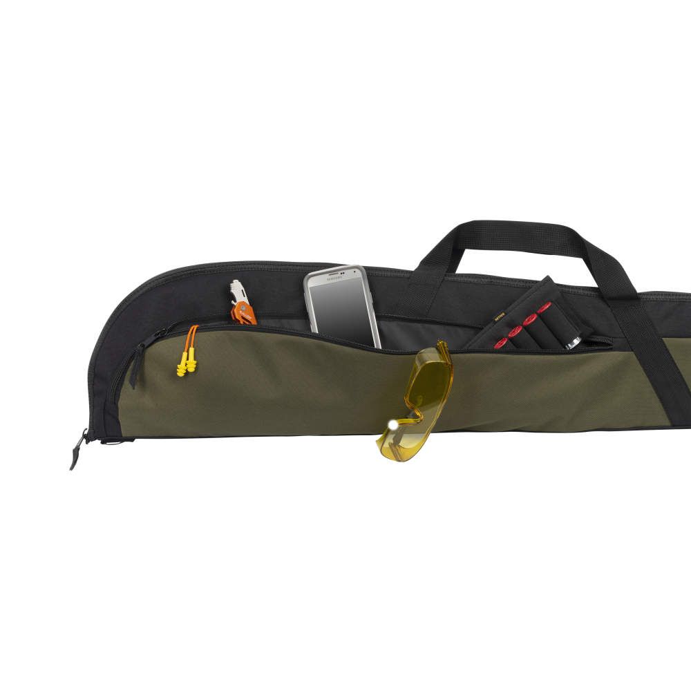 Allen 693 52 Powell Shotgun Case Black/Green - Durable Protective Shotgun Storage for Hunting & Shooting Range - Perfect for Transporting Firearms Safely to Outdoor Adventures