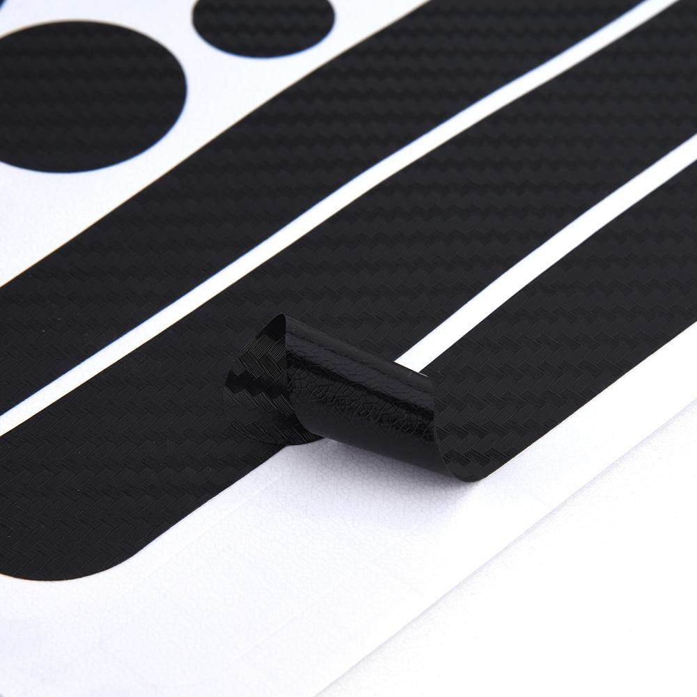 Alomejor Bike Chainstay Protector Kit - Durable Frame & Chain Guard Stickers for Mountain & Road Bicycles - Black - Perfect for Off-Road Cycling & Urban Commuting
