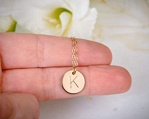 EFYTAL Handmade Initial Necklaces for Women - Personalized 14K Gold & Sterling Silver Jewelry | Custom Name Necklace for Mom, Push Present, Teen Gift & Mother's Day Jewelry | Perfect for Special Occasions & Everyday Wear