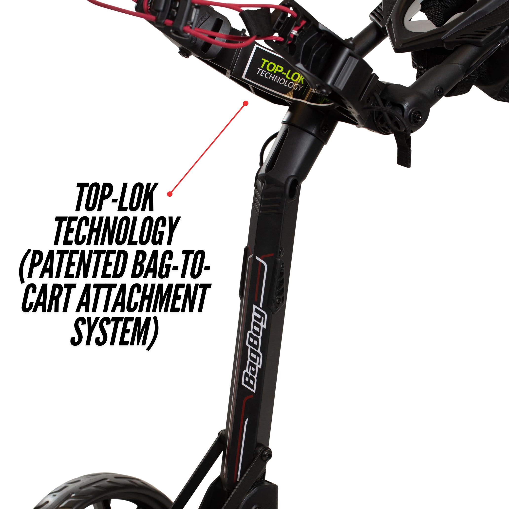 Bag Boy Nitron Push Golf Cart - Lightweight & Durable for Golfers