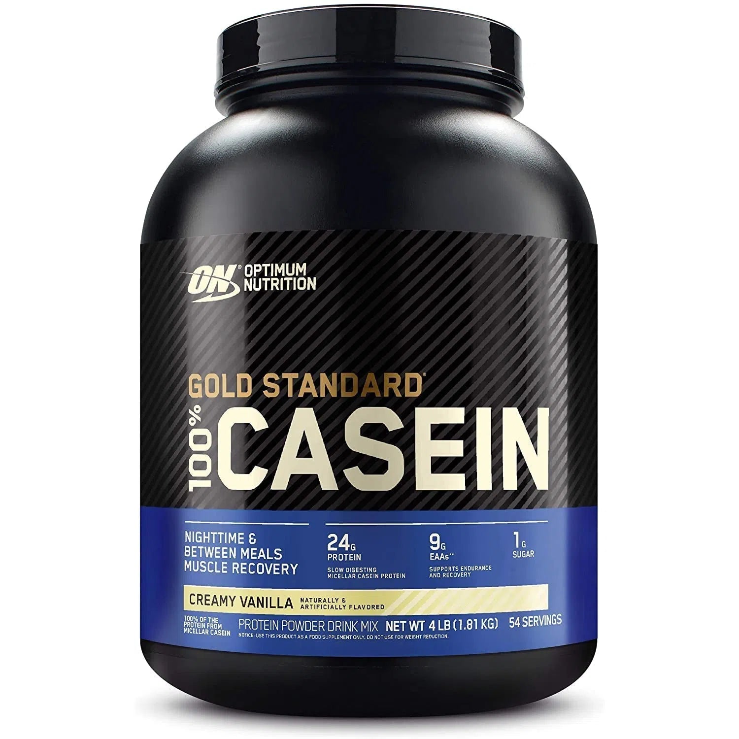 Optimum Nutrition Gold Standard 100% Casein Protein Powder - Slow Digesting Muscle Recovery Supplement for Nighttime Use & Post-Workout - Chocolate Flavor (2 lbs)
