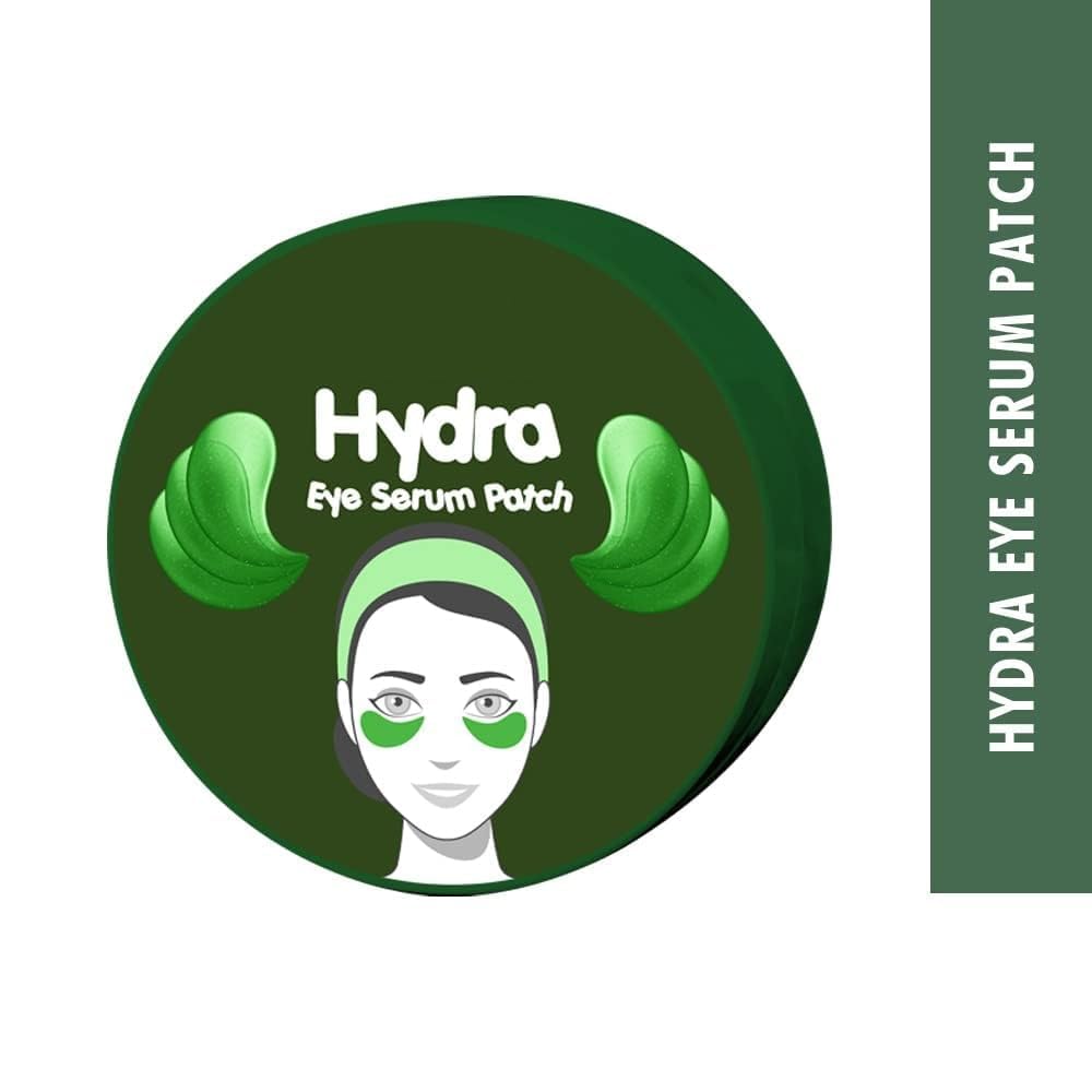 Hydra Eye Serum Patch with Aloe Vera | Dark Circle Treatment, Reduces Fine Lines & Wrinkles | Collagen-Enriched Eye Gel Patches | 60 Pcs (30 Pairs) | Perfect for Overnight Skincare & Travel Beauty Routine