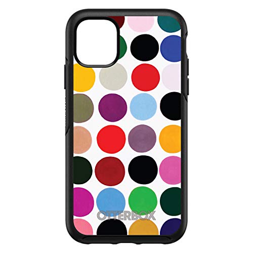 Rainbow Polka Dots On Black Case