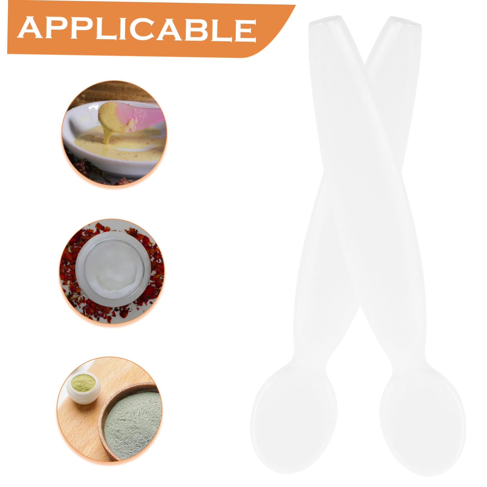20-Piece Mini Makeup Spatula Set - Skin Care Lotion & Face Cream Scoop Tools for Beauty Salons | Professional Cosmetic Applicators for Facial Treatments, Waxing & DIY Beauty Kits