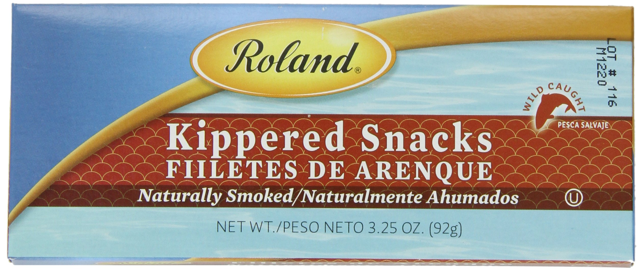 Premium Roland Smoked Kippered Herring Snacks - 3.25 Oz Cans (24 Pack) | High Protein Keto & Paleo Friendly Fish Snacks | Perfect for Camping, Office Snacks & Low Carb Diets