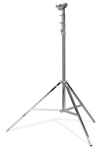 Kupo KS600812 Wide Base High Overhead Stand (Black) - Professional Studio Lighting Stand for Photography, Videography, and Live Streaming
