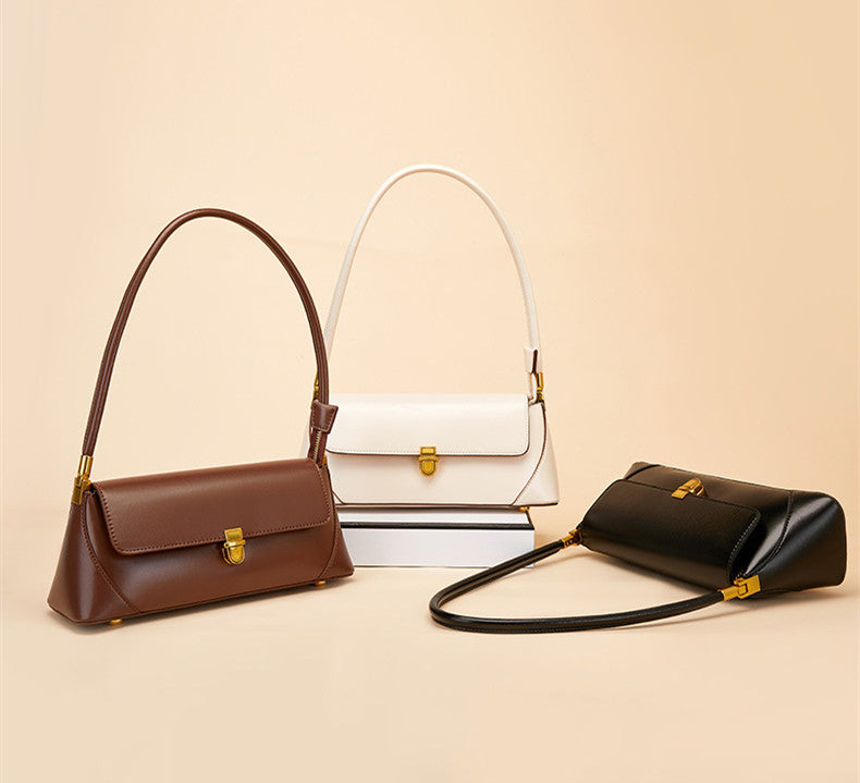 Stylish Genuine Leather Small Shoulder Handbag for Women - Perfect for Work, Travel & Everyday Use
