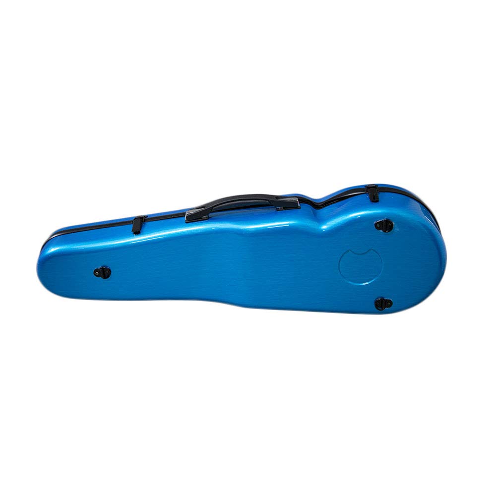 PAITITI Full Size Violin Case - Durable Super Light Fiberglass with Hygrometer & Backpack Straps (Blue) | Perfect for Travel, School & Professional Musicians