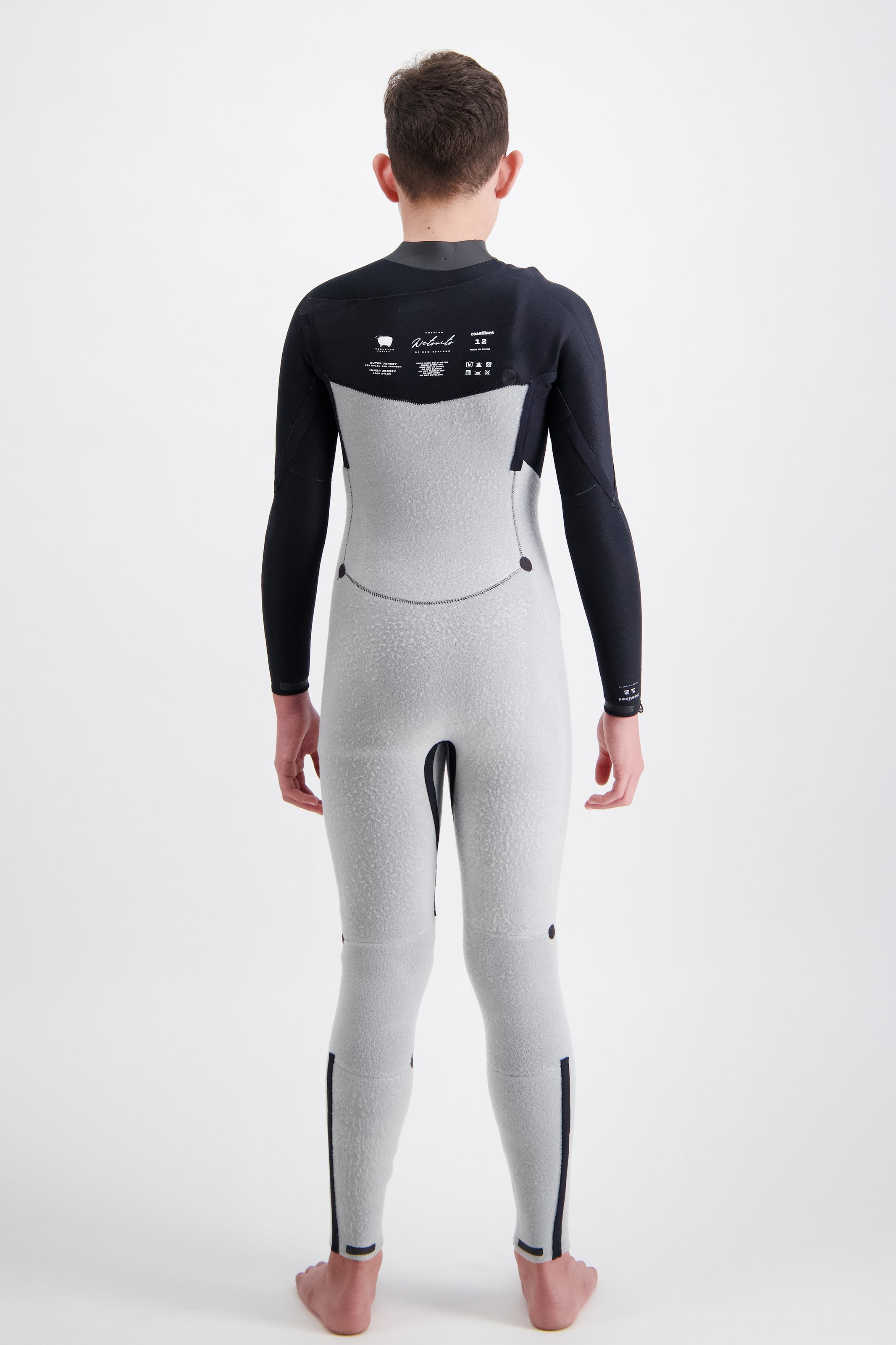 Premium Insulator Youth 3/2mm Chest Zip Steamer Wetsuit - Warm & Flexible Surfing, Diving & Water Sports Gear for Men & Women