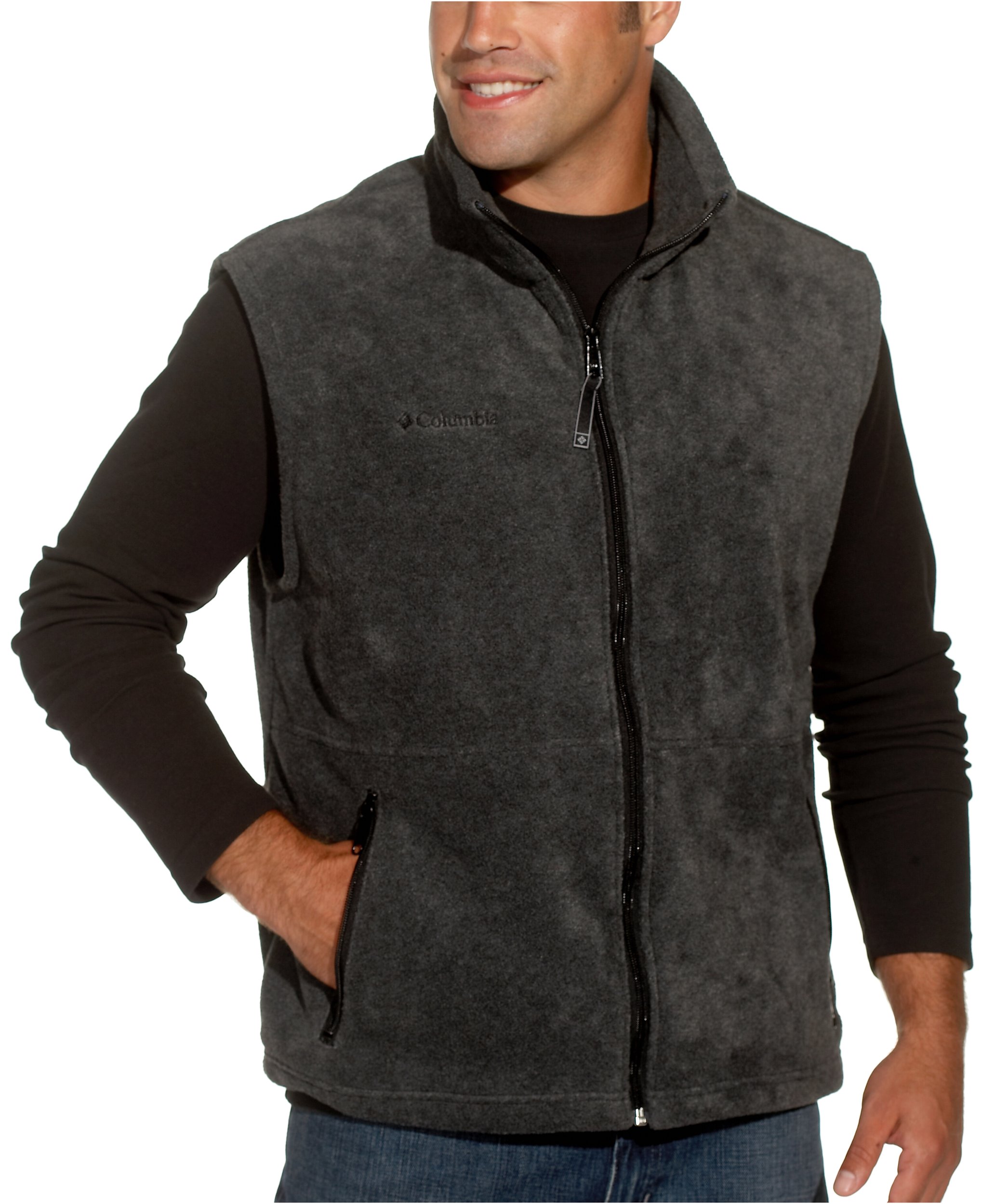 Columbia Men's Cathedral Peak Vest - Lightweight Packable Down Puffer Vest for Outdoor Hiking & Winter Layering