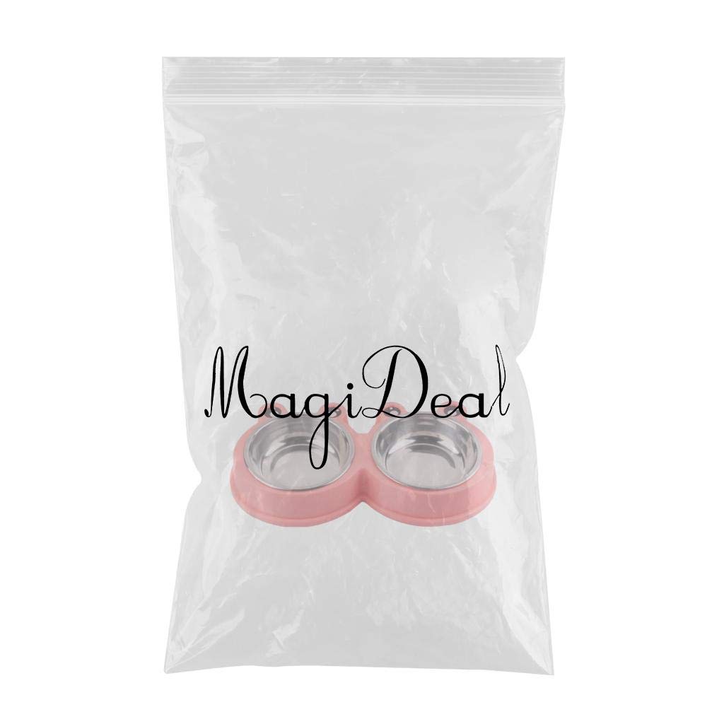 Premium Elevated Pet Food Bowl Stand for Dogs & Cats - Non-Slip Raised Feeder Dish with Anti-Tip Design - Perfect for Small, Medium & Large Pets - Ideal for Home, Kitchen & Travel Use (Red)