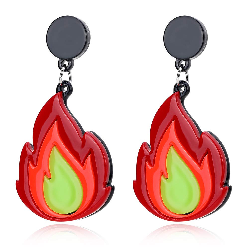 Trendy Acrylic Animal Stud Earrings for Women & Girls - Colorful Laser Cut Hoop Designs | Perfect for Parties, Gifts & Everyday Fashion
