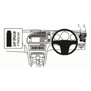 ClicOn No Holes Right Hand Dash Mount for Saab 9-3 (2003-2006) - Secure Phone Holder for Easy Navigation & Hands-Free Driving