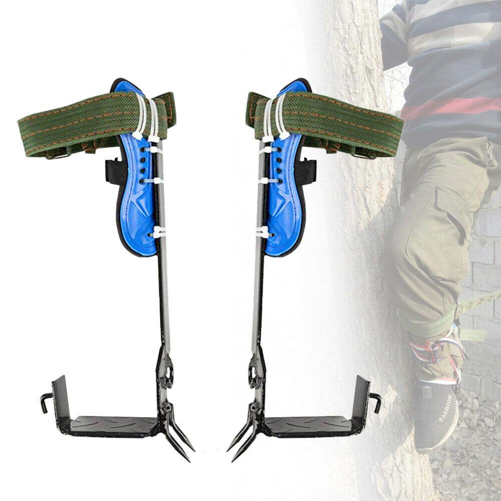 YIYIBYUS Professional Tree Climbing Gear Set - Adjustable Safety Harness, Steel Spikes & Rescue Rope Kit for Arborists (PPE Certified) | Ideal for Tree Trimming, Rescue Operations & Outdoor Climbing Adventures